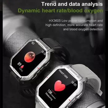 NX3 Смарт-часы Мужские Bluetooth Call Прочные Спортивные Смарт-часы На открытом Воздухе 1,83 дюйма Для Мониторинга Здоровья Артериального Давления