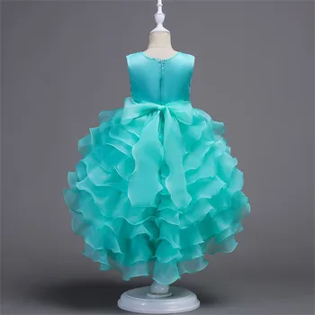 Party Dresses Kids Girls Spring Summer Tulle Sequins Glitter Dress For Performance Formal Clothes Платье Для Девочки Vestidos