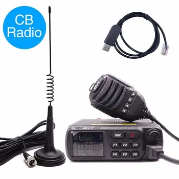QYT CB-27 CB Автомобильный Приемопередатчик Мобильного радио 27 МГц AM/FM 12/24 В 4 Вт ЖК-экран Shortware Citizen Band Multi-Norms CB27 Radio