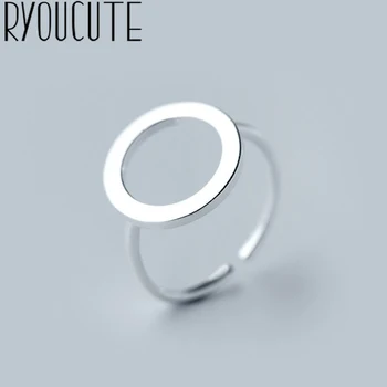 RYOUCUTE Кольца в стиле бохо и готический круг Для мужчин, женщин, Открытые геометрические кольца для пальцев, модные украшения для девочек, подарки на День Рождения