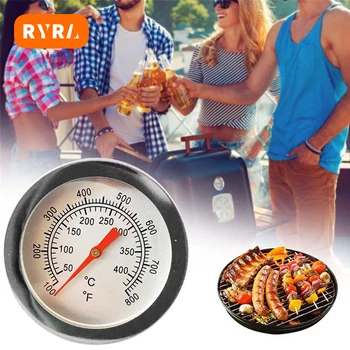 RYRA 0-600 /100-800℉ Термометр для барбекю на углях и гриле 0-300 /50-400 ° C Термометр для барбекю в духовке Датчик температуры по Фаренгейту