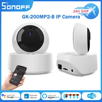 SONOFF GK-200MP2-B Беспроводная WiFi IP-камера Ewelink В режиме реального времени Удаленный Монитор 360 ° Без Слепой зоны Домашняя Интеллектуальная Система безопасности