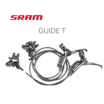 SRAM Guide T 4-ПОРШНЕВОЙ гидравлический дисковый Тормоз MTB Велосипеда 800-1500 мм Спереди и сзади Черный GLB Аксессуары для велосипедов