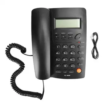 TC-9200 ABS Черный Громкая идентификация вызывающего абонента Семейный бизнес Офис Отель Стационарный телефон Стационарный телефон