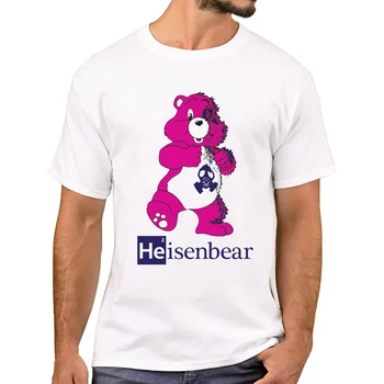 TEEHUB Новое поступление, Мужская футболка Breaking Bad, Футболки с принтом Розового Медведя Гейзенбира, Футболки с коротким рукавом, Harajuku Tee