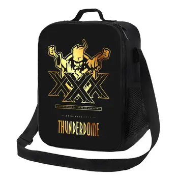 Thunderdome Изолированная сумка для ланча для школы, офиса, музыкального фестиваля Hardcore Gabber, Герметичный кулер, термобокс для Бенто, детская коробка