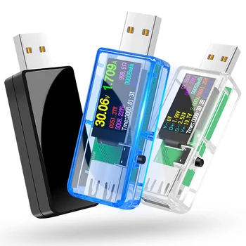 U96P USB-тестер Цифровой мультиметр постоянного тока, Вольтметр, Ваттметр, индикатор текущего напряжения, Электрический амперметр, измеритель мощности, детектор заряда