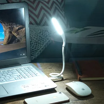 USB Лампа Для чтения, USB Светодиодная Лампа, Сенсорная Регулировка Яркости 3 с Гибкой Гусиной Шеей, Портативная Настольная Лампа для Ноутбука Notebook