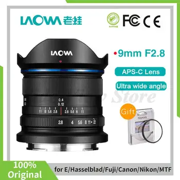 Venus Optics Laowa 9mm f2.8 APS-C Широкоугольный объектив Zero-D для Sony E/Hasselblad/Fuji/Canon/Nikon/Macro 4/3 MTF Like A6300 XT3 M5 