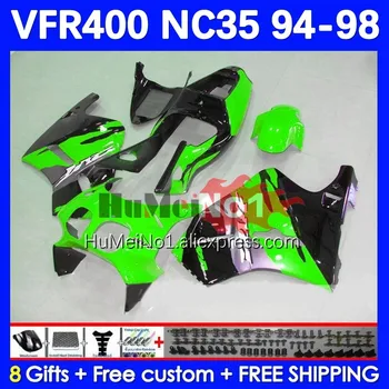 VFR400R Для HONDA VFR400 green stock RVF VFR 400 R 400R NC35 94 95 96 97 98 152No.122 RVF400R 1994 1995 1996 1997 1998 Обтекатели