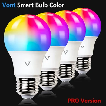 Vont Smart Bulb Color Pro версия RBGCW Smart Home Smart Control Wi-Fi Bluetooth Smart Bulb Color