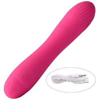 Vouloiru-USB зарядка 10 скоростная вибрационная Ручка Реалистичный Черный / Фиолетовый / Розовый Фаллоимитатор Женская Секс-Игрушка Вибратор