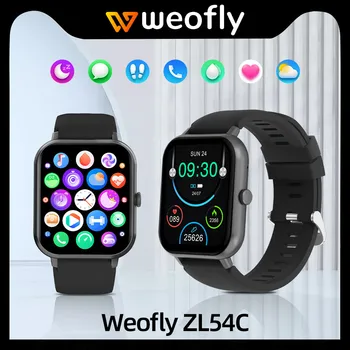 Weofly Спортивные Смарт-Часы Для Мужчин И Женщин Bluetooth Call IP67 Водонепроницаемый Мониторинг Уровня Кислорода В крови Smartwatch Smart Vocie Мужские Часы