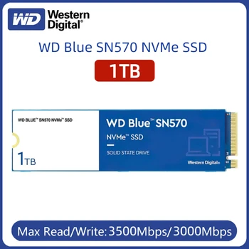 Western Digital WD Blue SN570 1 ТБ SSD PCIe3.0 * 4 m.2 2280 Внутренний Твердотельный накопитель со скоростью чтения до 3500 Мбит/с Для ноутбуков PC