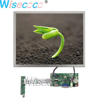 Wisecoco 15,0-дюймовый 1024 × 768 IPS ЖК-экран 20 контактов LVDS с Платой Драйвера Наушников VGA M150GNN2 R1 R2 R3