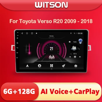 WITSON AI VOICE Android 11 Автомобильный Радиоприемник Мультимедиа Для Toyota Verso R20 2009-2018 Видео стерео 2din Беспроводной CarPlay 4G Модем