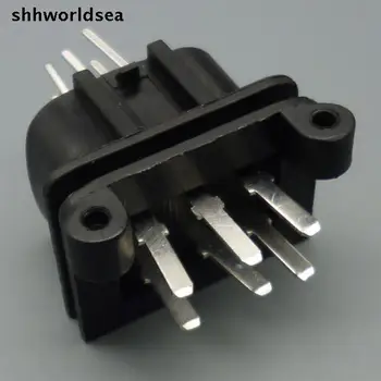worldgolden 5/30/100 комплектов 6-контактного автоматического электрического разъема 2,3 мм, мужская часть 6189-0029