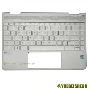 YUEBEISHENG 95% НОВЫЙ для клавиатуры HP Spectre x360 13-w021TU 13-AC TPN-Q178, верхняя крышка подставки для рук, серебристый