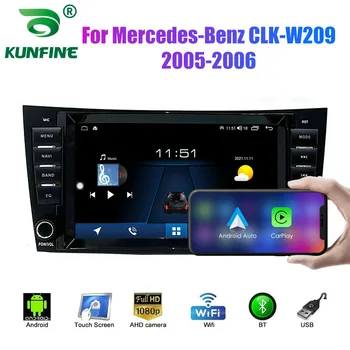 Автомагнитола Android 2 Din для Benz E-W211/E200 2002-2008 Стерео Автомобильный Мультимедийный Видео DVD-плеер GPS-навигация Carplay