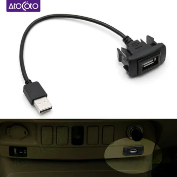 Автомобильный провод для удлинителя Toyota VIGO Line Кабель-адаптер интерфейса USB Для скрытого монтажа на приборной панели Стабильная зарядка Передача данных
