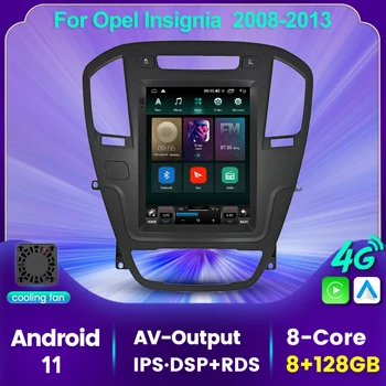Автомобильный Радиоприемник Android 11 Для Opel Insignia 2008 2009 2010 2011 2012 2013 GPS Мультимедийный Плеер Экран Навигации 4G BT SWC USB