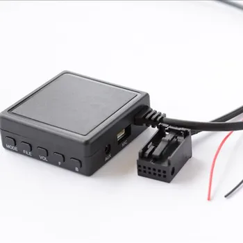 Автомобильный радиоприемник 6000CD Внешний носитель USB-порт Bluetooth Музыкальный адаптер Микрофон Громкой связи для Ford Focus Fiesta Mondeo