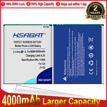 Аккумулятор HSABAT 4000 мАч для jiayu G4 G4c G4T G4S JY-G4