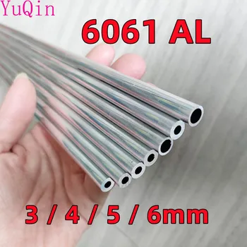 Алюминиевая труба малого диаметра 6061 3/4/5/6 мм OD 6061 алюминиевая трубка малого диаметра AL капиллярная трубка 5шт