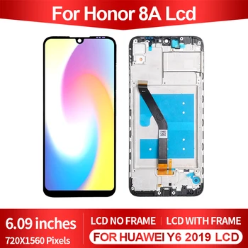 Бесплатная Доставка Для Huawei Y6 2019 LCD Y6S 2019 Сенсорный Экран Дигитайзер В Сборе Для Honor 8A Дисплей С Рамкой Запчасти Для Ремонта