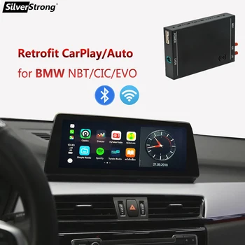 Беспроводной Apple CarPlay Android Auto Decoder Box для BMW E60 E70 E71 E84 F01 F02 F10 F11 F20 F25 F26 F30 F31 Система NBT CIC EVO