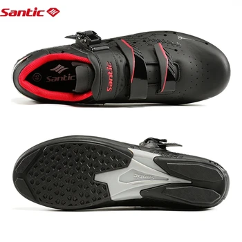Велосипедная обувь Santic без фиксации, фиксирующая обувь для велоспорта, Базовый стиль, Нейлоновая подошва, прочная, удобная