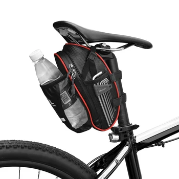 Велосипедная сумка, водонепроницаемая сумка для хранения велосипеда, нейлоновая сумка для велосипедного хвоста, задняя сумка, сумка для седла, Bolsa Bicicleta с сумкой для бутылки с водой