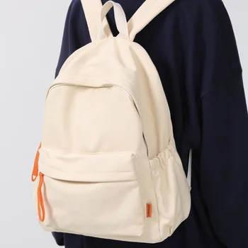 Водонепроницаемая школьная сумка для девочек-подростков Большой емкости Женский рюкзак Модные женские рюкзаки для ноутбуков Soild Color Book Baga
