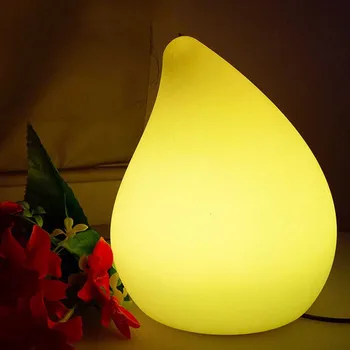 Водонепроницаемый внутренний/Наружный Декоративный светодиодный ночник в форме фрукта и персика с дистанционным управлением, регулируемой яркостью RGBW, настольной лампой для изменения цвета 16