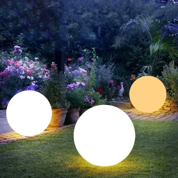 Водонепроницаемый светодиодный садовый шар, ландшафтное освещение, декоративный садовый экстерьер, уличная вечеринка, свадебный бар, плавающие газонные лампы piscina