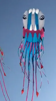 воздушные змеи jellyfish latawiec cerf volant vlieger для взрослых flying cometas para adultos cometas infantiles windsock soft ripstop
