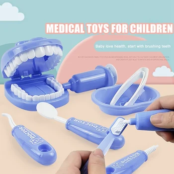 Врачи Ролевая Игра Моделирование Обучающие Игрушки Для Детей Детский Стоматолог Проверяет Зубы Модельный Набор Обучающая Игровая Игрушка Чистка Зубов Научить