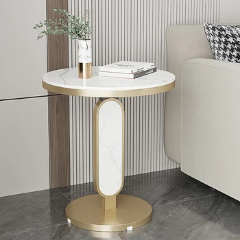Вспомогательный журнальный столик Living White в скандинавском минималистичном стиле, Журнальный столик, Многофункциональная Уличная мебель Muebles Para El Hogar, MZY
