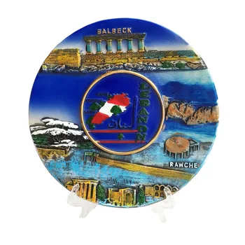 Высококачественные Ливанские орнаменты ручной росписи, изделия из смолы, Туристические сувениры, Коллекция подарков, украшения для дома
