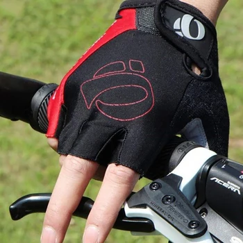 Гелевые Велосипедные Перчатки На Половину Пальца, Противоскользящие, Защищающие От пота Велосипедные Перчатки Для Левой и Правой Руки, Противоударные MTB Дорожный Велосипед, Спортивные Перчатки Для верховой езды