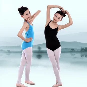 Гимнастический купальник, балетная танцевальная одежда для девочек, одежда для бальных танцев для девочек