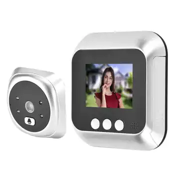Дверной глазок Smart Video дверной звонок ночного видения для домашнего использования