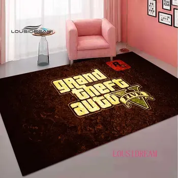 Дверной коврик Grand Theft Auto, домашний декор, ковер Rockstar, гостиная, спальня, кухня для товаров для дома, коврики с игровыми персонажами