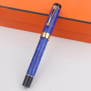 Деловая офисная ручка JINHAO серии 100, акриловый держатель для ручек, женские высококачественные брендовые авторучки Deep Sea Blue