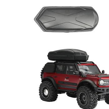 Детали модификации багажника на крыше для 1/18 радиоуправляемого гусеничного автомобиля TRX4M Bronco, Открывающиеся Аксессуары для багажа большой вместимости