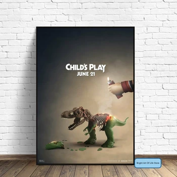 Детская игра (2019) Обложка для постера фильма, фото, печать на холсте, настенное искусство, домашний декор (без рамы)