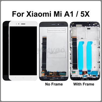 Дисплей для Xiaomi Mi A1 ЖК-дисплей Сенсорный экран дигитайзер в сборе для Xiaomi Mi 5X ЖК-экран с рамкой Запасные части