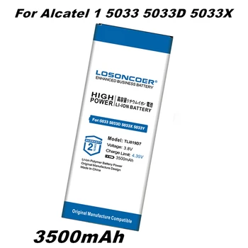 Для Alcatel 1 5033 5033D 5033X 5033Y 5033A 5033T 5033J/Telstra Essential Plus 2018/TCL U3A Аккумулятор TLi019D7 3500 мАч
