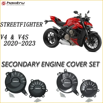 Для Ducati Streetfighter V4 и V4 S 2020-2023 Комплект аксессуаров для защиты крышки двигателя мотоцикла, крышки сцепления