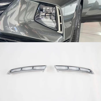 Для Hyundai Tucson 2021 2ШТ ABS Хромированная Передняя Фара Автомобиля Противотуманная Фара Крышка Противотуманной Фары Отделка Аксессуары Для Укладки Автомобилей